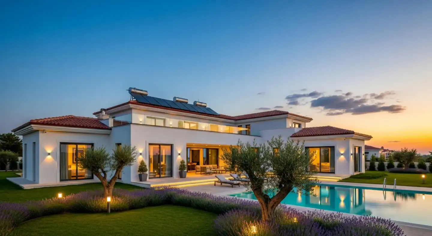 089 Bayern 4-in-1 enerji sistemi villa çatısı güneş paneli kurulumu Antalya fiyatları 2026 089 Bayern Premium 4'ü 1 arada enerji sistemleri Antalya villası çatısında güneş paneli Vaillant ısı pompası Samsung klima batarya depolama kurulumu Akdeniz Türkiye