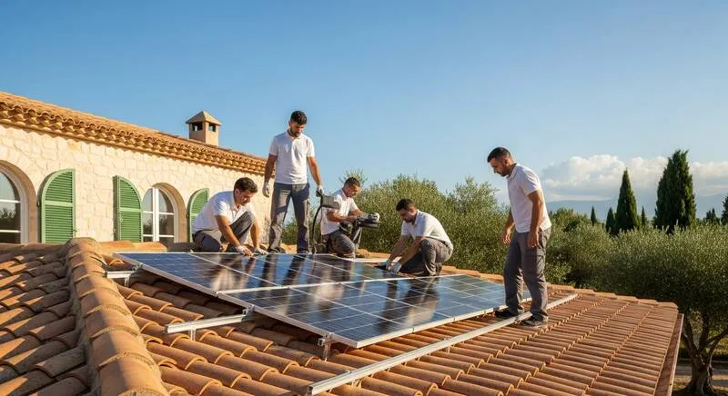 Villa çatısına güneş paneli montajı Antalya - 089 Bayern profesyonel kurulum ekibi fiyatları 2026 089 Bayern ekibi villa çatısına güneş paneli montajı yapıyor Antalya profesyonel solar panel kurulum ekibi Akdeniz bölgesi